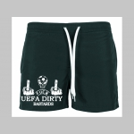 Fuck UEFA Dirty Bastards - plavky s motívom - plavkové pánske kraťasy s pohodlnou gumou v páse a šnúrkou na dotiahnutie vhodné aj ako klasické kraťasy na voľný čas